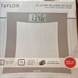 Taylor Glass Scale with Gray Accents